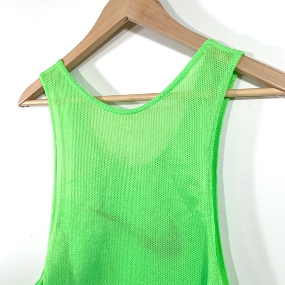 Nike Oversized Cropped Muscle Sheer Mesh Tank Top - Picture 5 of 8